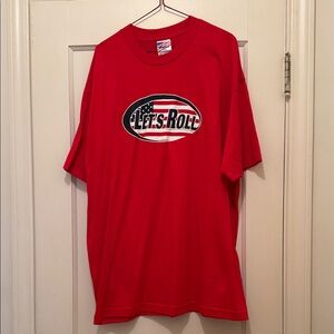 *NWT* Let's Roll Women's Red Short Sleeve Tee
